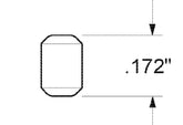 Kwikset 83100-001 Tumbler Lock Bottom Pin, Zinc, Gold, Specifications: #1 Size